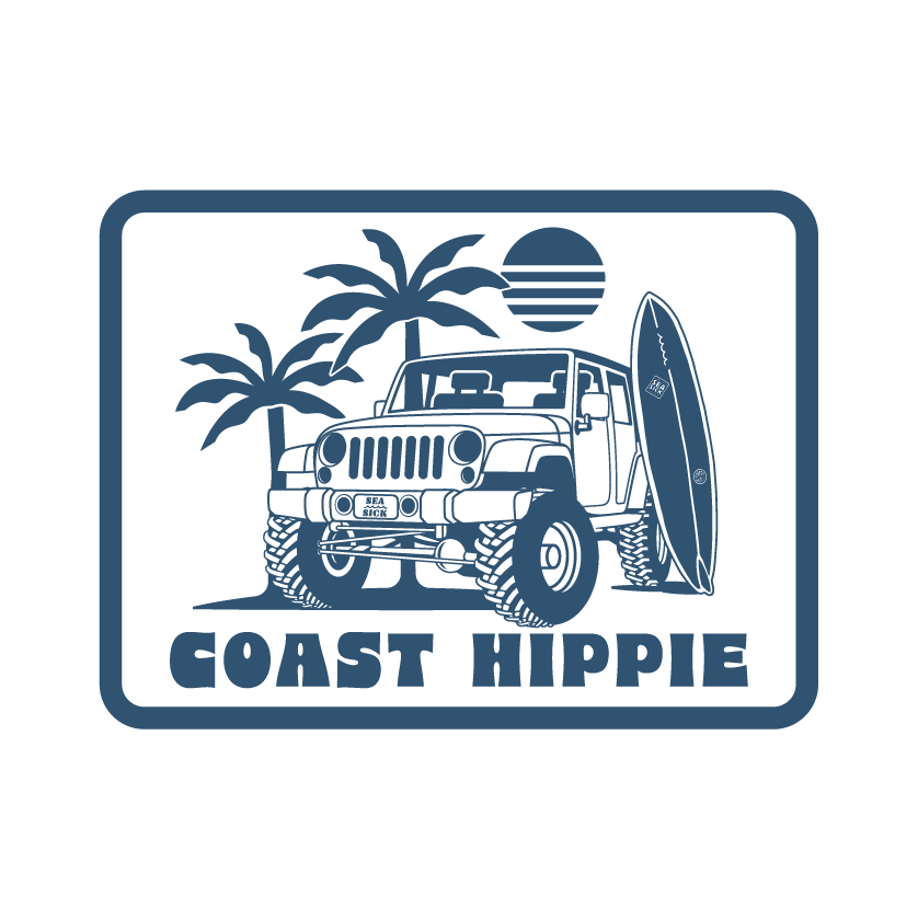 Beach Jeep Sticker