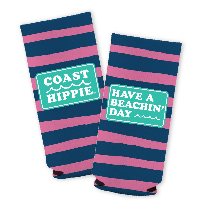 Beachin' Day Slim Koozie
