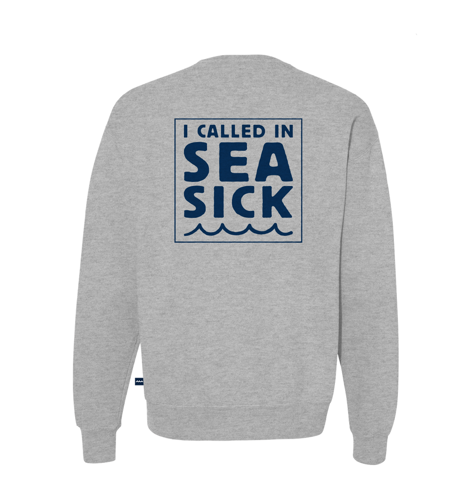 Sea Sick Vintage Crew Sweatshirt – CoastHippie Sea Sick Vintage Crew Sweatshirt – CoastHippie