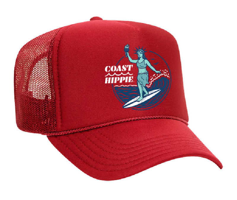 Lady Liberty Foam Trucker