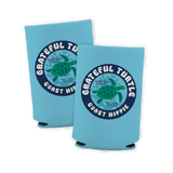 Grateful Turtle Coral Koozie