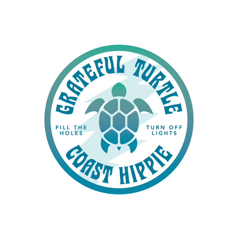 Grateful Turtle Sticker